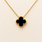 Bruce & Co Clover Pendant Necklace, Five Color Options