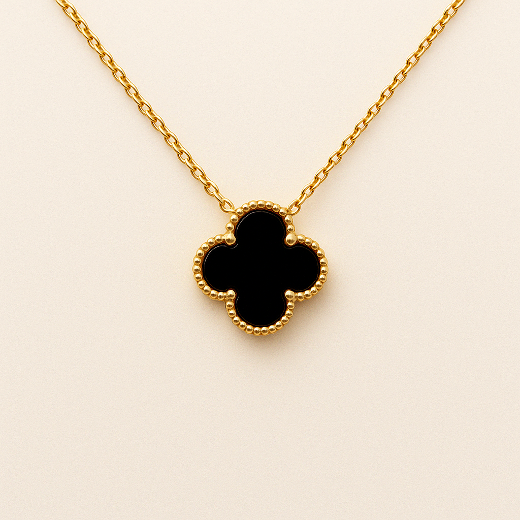 Bruce & Co Clover Pendant Necklace, Five Color Options
