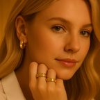 Bruce & Co Love – Screw Detail Bracelet Ring Earrings Set