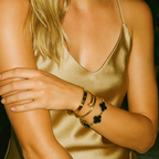 Bruce & Co Crete – Black Clover Nail and Screw Bracelet Set