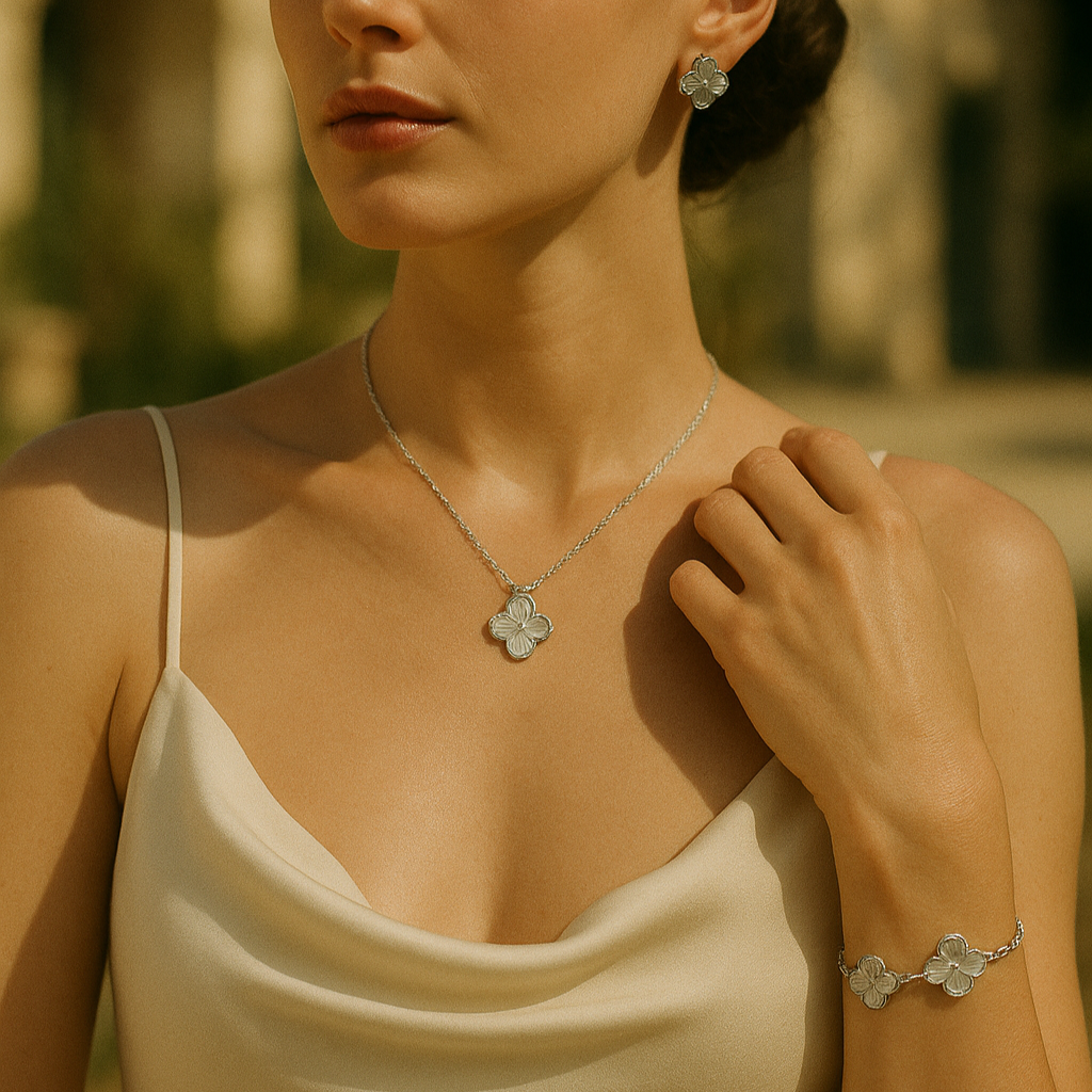 Bruce & Co Five Clover Chain Bracelet