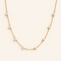 Bruce & Co Laney – Pearl Station Chain Necklace