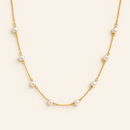 Bruce & Co Laney – Pearl Station Chain Necklace