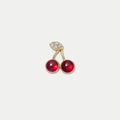 Bruce & Co Red Cherry Pair Charm