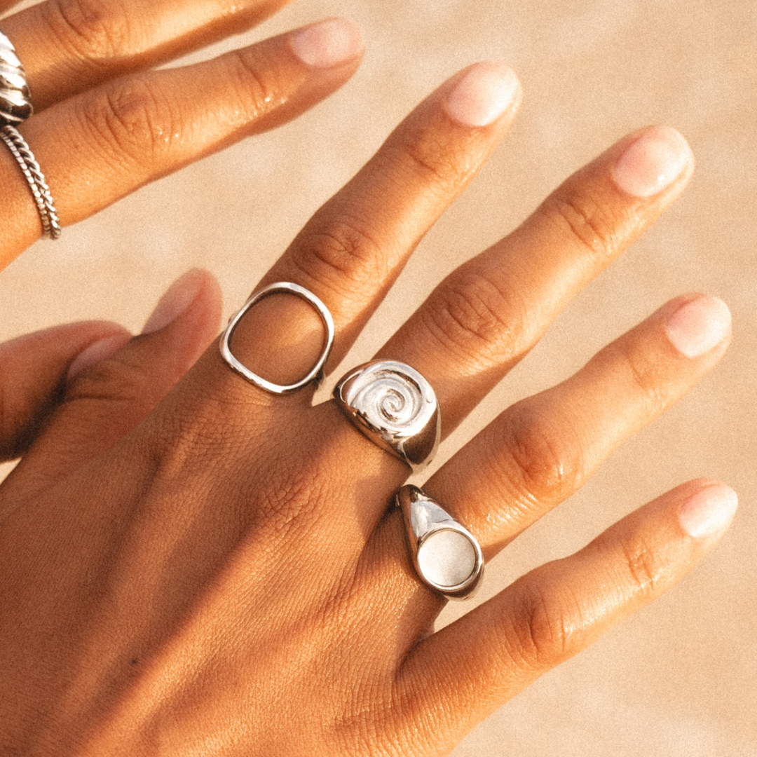 Bruce & Co Calypso – Nautilus Spiral Signet Ring