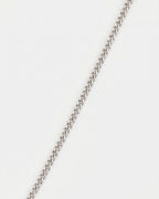 Bruce & Co Men’s Cross Pendant Necklace, Silver-Tone Stainless Steel