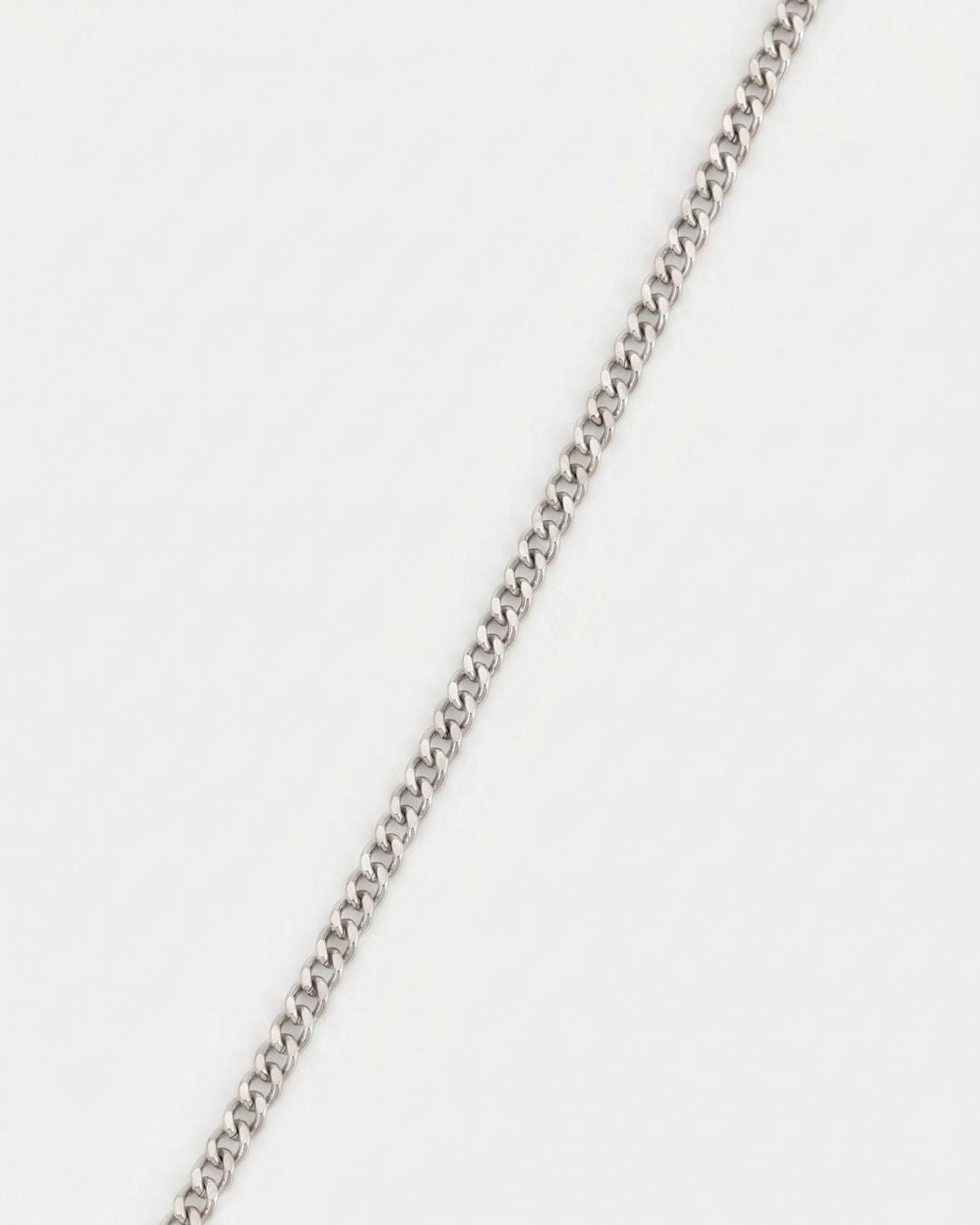 Bruce & Co Men’s Cross Pendant Necklace, Silver-Tone Stainless Steel