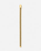 Bruce & Co Men’s Cuban Link Bracelet, 6 mm, 14K Gold-Plated