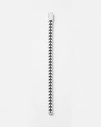 Bruce & Co Men’s Cuban Link Bracelet, 6 mm, Platinum-Plated