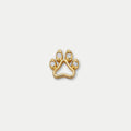 Bruce & Co Dog Paw Charm with Clear Details