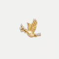 Bruce & Co Flying Dove Charm in Gold Tone