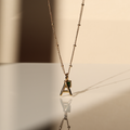 Bruce & Co Initial & Birthstone Charm Necklace