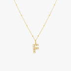 Bruce & Co Mother-of-Pearl Initial Necklace, A–Z