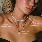 Bruce & Co Freshwater Pearl Choker, 6 mm, 36–42 cm