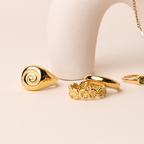 Bruce & Co Calypso – Nautilus Spiral Signet Ring