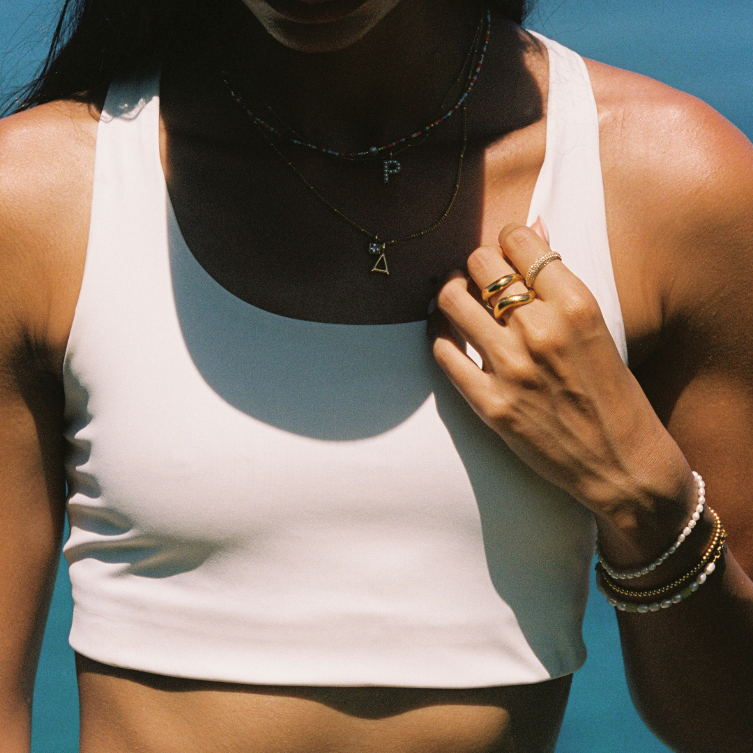 Bruce & Co Double Trouble – Two Sculpted Wave Rings Set