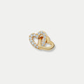 Bruce & Co Interlocking Double Heart Charm