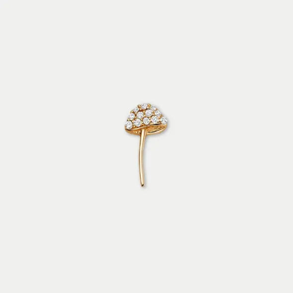 Bruce & Co Mushroom Charm with Clear Details