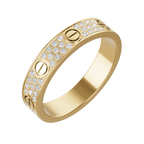 Bruce & Co Love – Crystal Screw Detail Band Ring