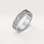 Bruce & Co Love – Crystal Screw Detail Band Ring