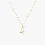 Bruce & Co Mother-of-Pearl Initial Necklace, A–Z