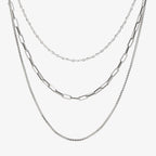 Bruce & Co Solara – Triple Layer Chain Choker, 36–47 cm