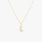 Bruce & Co Mother-of-Pearl Initial Necklace, A–Z