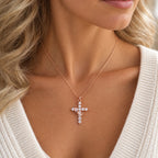 Bruce & Co Crown Cross Necklace