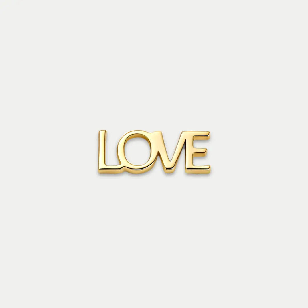 Bruce & Co Love Letter Charm in Gold Tone