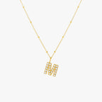 Bruce & Co Mother-of-Pearl Initial Necklace, A–Z