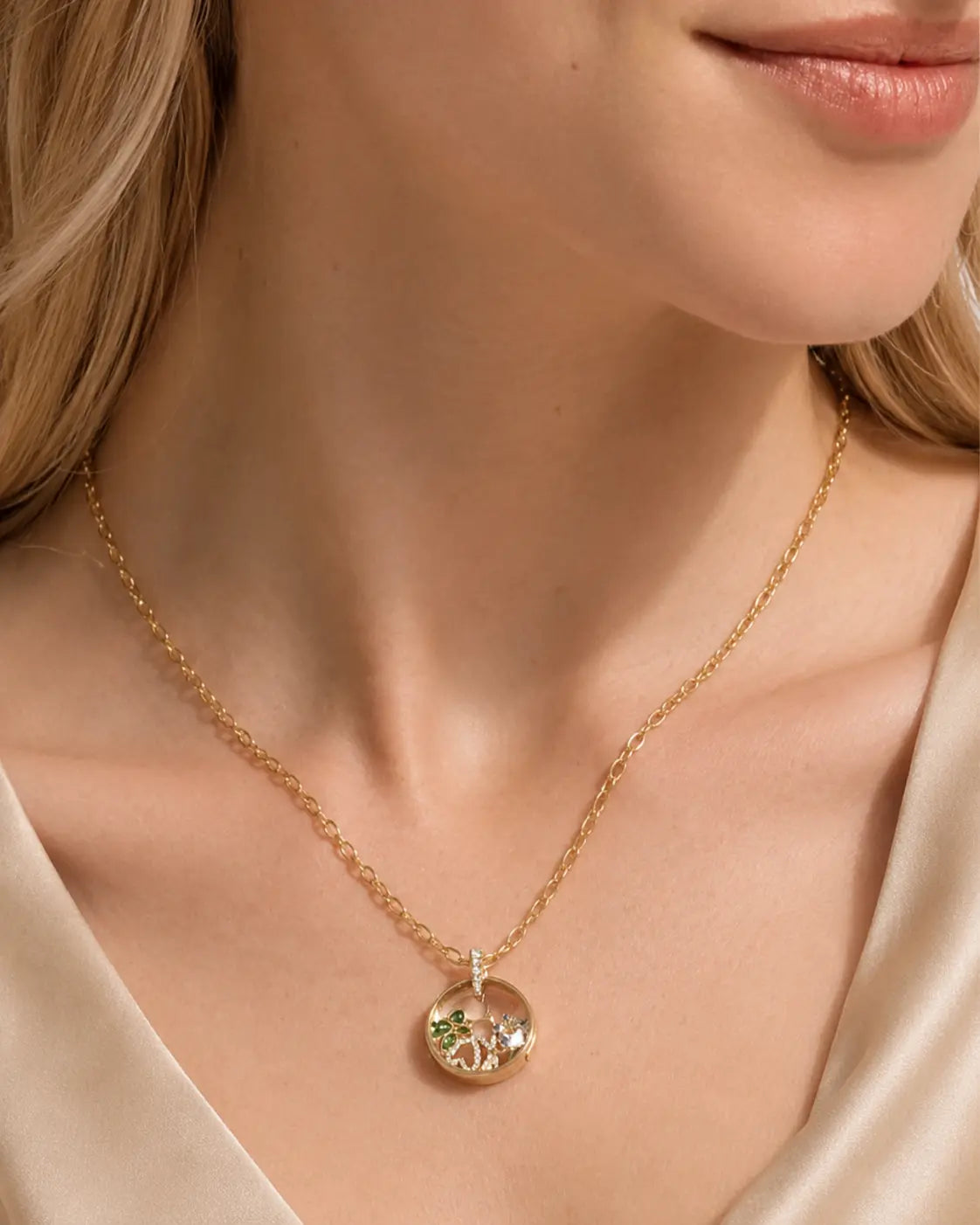 Bruce & Co Keepsake Locket Necklace with Charm Options