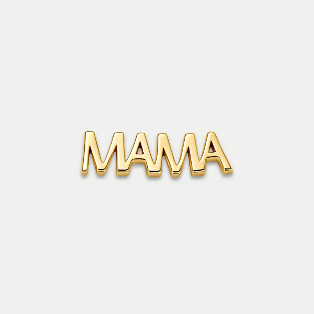 Bruce & Co Mama Letter Charm in Gold Tone