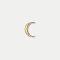 Bruce & Co Crescent Moon Charm with Clear Details