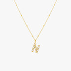 Bruce & Co Mother-of-Pearl Initial Necklace, A–Z