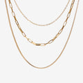 Bruce & Co Solara – Triple Layer Chain Choker, 36–47 cm