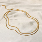 Bruce & Co Hailey – Flat Chain Layered Necklace