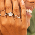 Bruce & Co Ocean – Triple Wave Band Ring