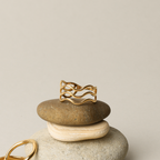 Bruce & Co Ocean – Triple Wave Band Ring