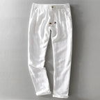 Genoa Linen Trousers - Tailored Menswear 3