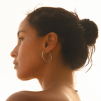 Bruce & Co Thin Hoop Earrings, 25 or 30 mm