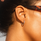 Bruce & Co Hammered Hoop Earrings, 17 mm