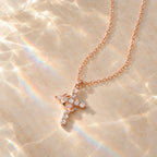 Bruce & Co Crown Cross Necklace