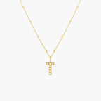 Bruce & Co Mother-of-Pearl Initial Necklace, A–Z