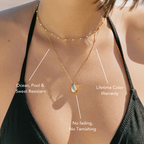 Bruce & Co Polished Teardrop Pendant Necklace, 45 cm