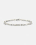 Bruce & Co Clear Zirconia Tennis Bracelet, 3 mm, Silver-Plated