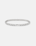 Bruce & Co Clear Zircon Tennis Bracelet, 4 mm, Silver-Tone