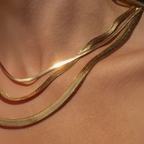 Bruce & Co Chelsea – Flat Herringbone Chain Necklace