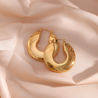 Bruce & Co Lille – Broad Disc Hoop Earrings