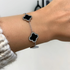 Bruce & Co Five Clover Chain Bracelet