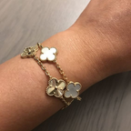 Bruce & Co Five Clover Chain Bracelet
